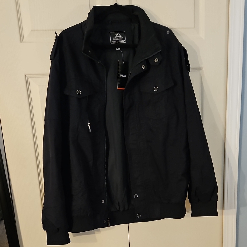 Black TacVAsen Outdoor Jacket Nwt